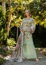 Elaf Floreale 'Mint Green' Unstitched Lawn | Print Chikankari Collocation '25 | 3-Piece Set - Image 6