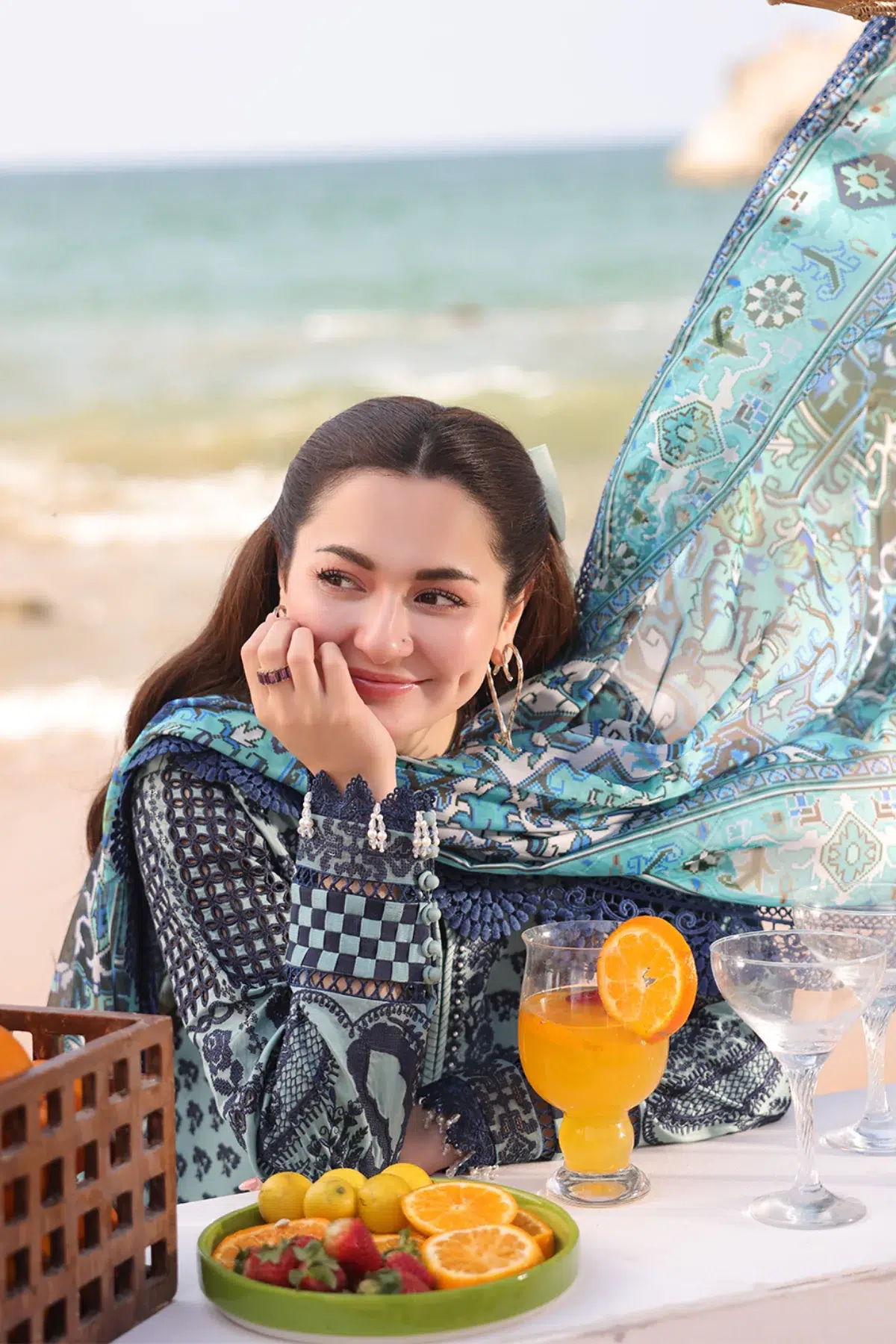 Imrozia Serene | Hania Collection '25 | Lawn | Grey | Stitched | 3pc - Image 3