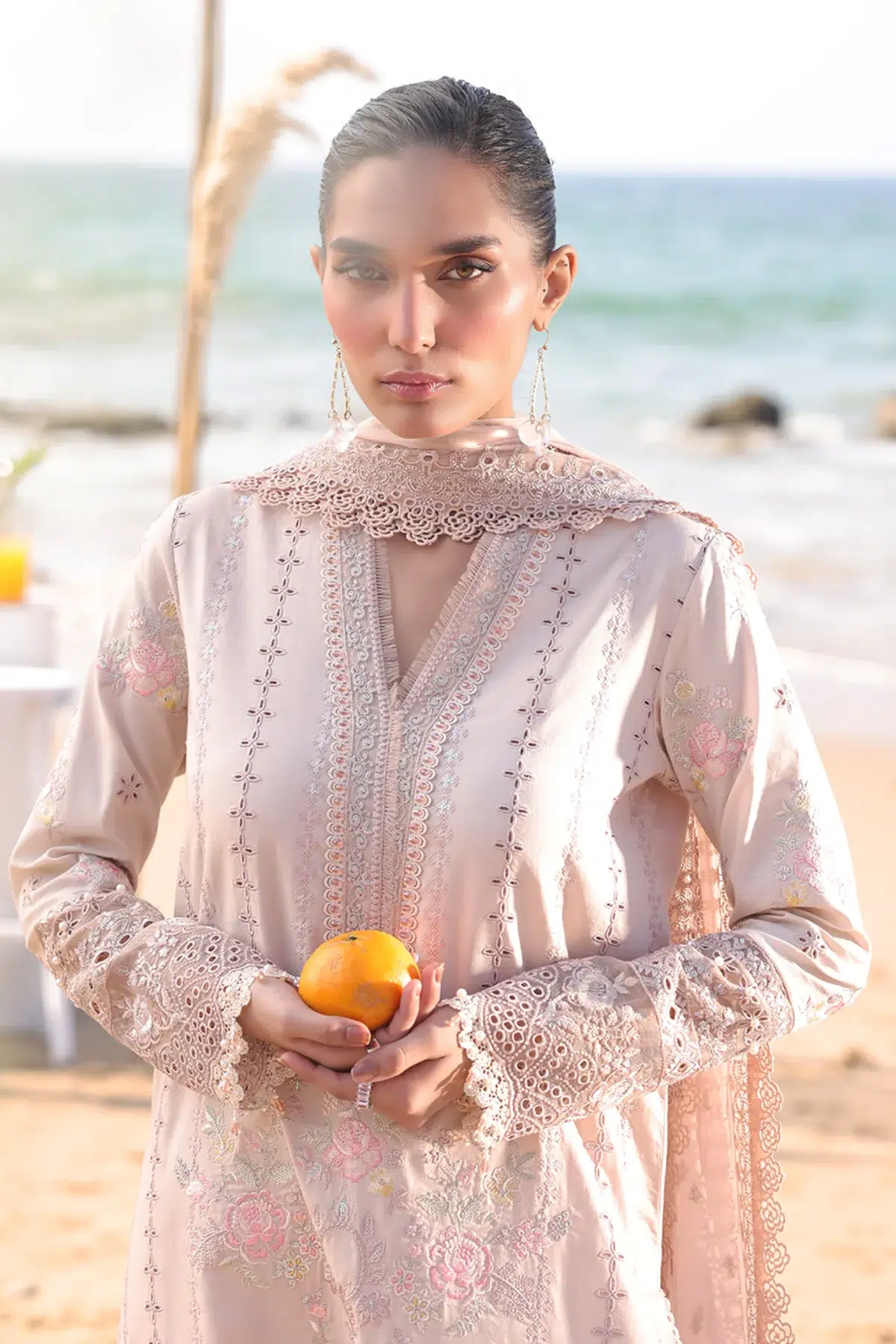 Imrozia Serene | Hania Collection '25 | Lawn | Light-Pink | Stitched | 3pc - Image 4