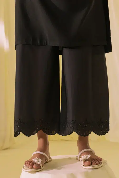 Image Spring Basics 25 Collection Embroidered Bottom "Black" Stitched Cotton 1 pc.