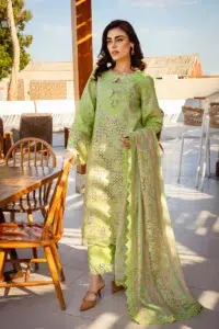 Rang Rasiya 'Elaheh-03 ' Premium Summer '25 Unstitched Lawn | Festive wear | 3 Pc Set.