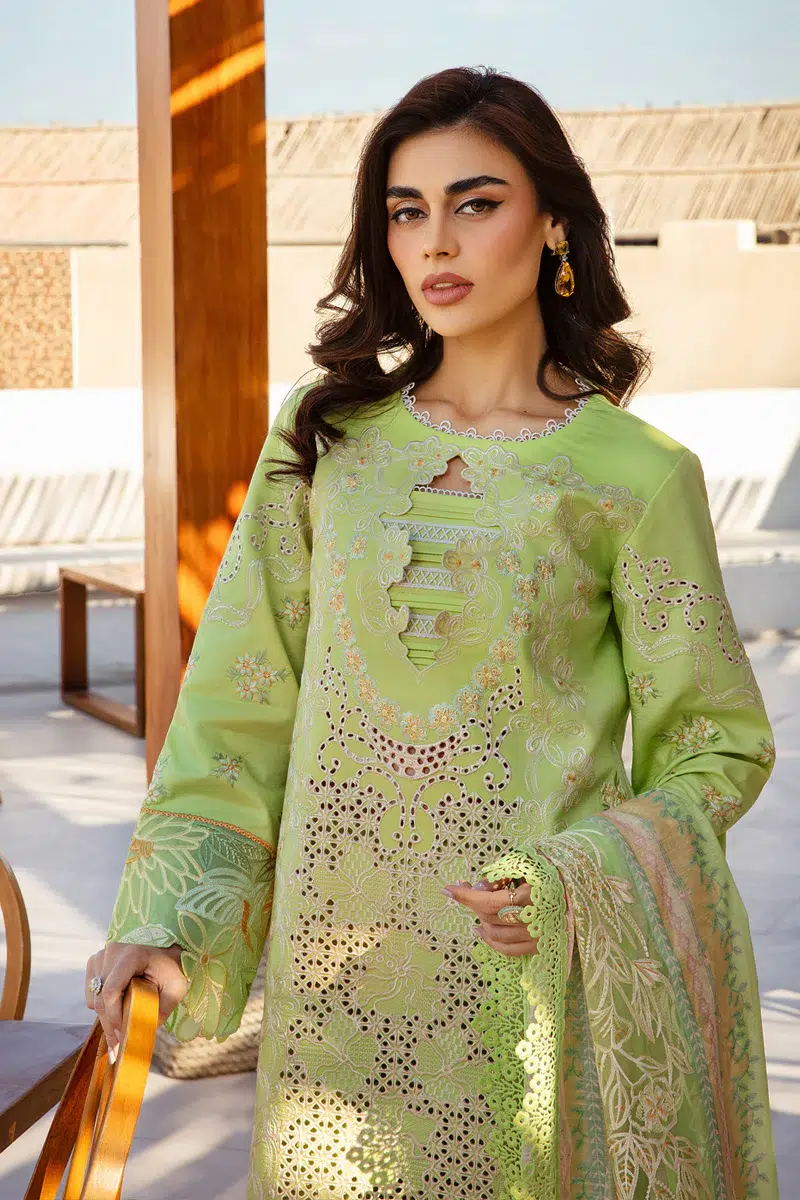 Rang Rasiya 'Elaheh-03 ' Premium Summer '25 Unstitched Lawn | Festive wear | 3 Pc Set. - Image 2
