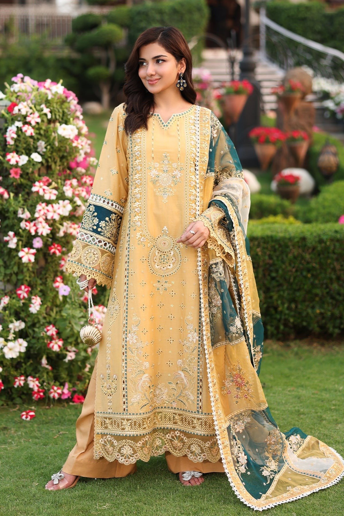 Imrozia 'Mustard' Serene Hayam Luxury Lawn '25| Shakira | Stitched 3 pc