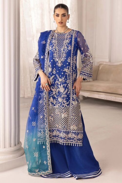 Adan's Libas | Perfume Festive Stitched "Blue" Stitched Wedding Dresses | 3pc set