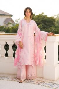 Ayzel | Summer Together Lawn vol-3 26 Unstitched "Pink" D7 Festive Wear| 3pc