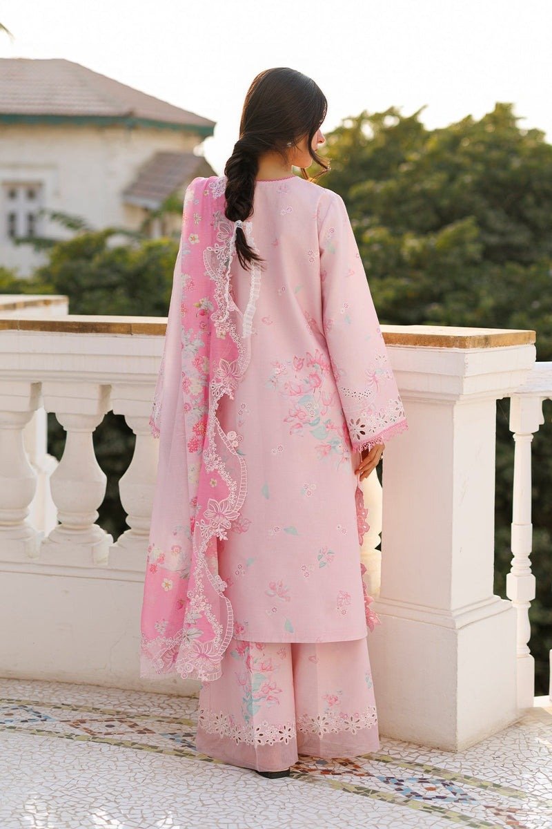 Ayzel | Summer Together Lawn vol-3 26 Unstitched "Pink" D7 Festive Wear| 3pc - Image 4