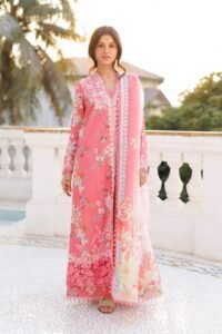 Ayzel | Summer Together Lawn vol-3 26 Unstitched "Pink" D9 Festive Wear| 3pc