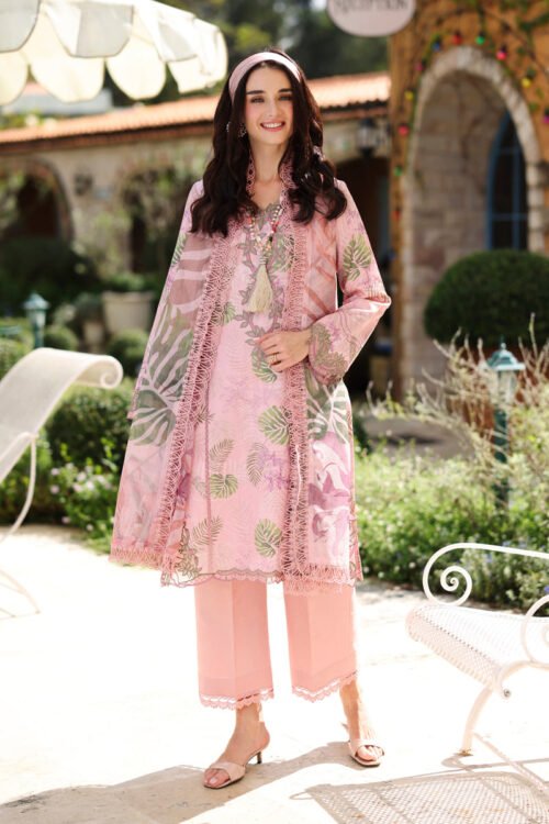 Rang Rasiya | Lifestyle Summer Lawn'26 D01-Stitched "Pink" Formal Festive Wear | 3pc