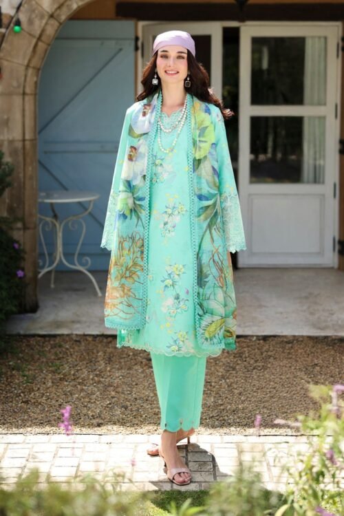 Rang Rasiya | Lifestyle Summer Lawn'26 D02-Stitched "Blue" Formal Festive Wear | 3pc