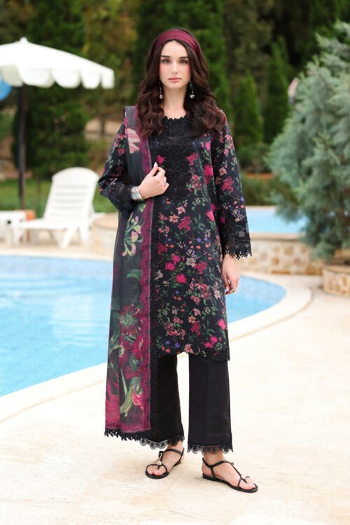 Rang Rasiya | Lifestyle Summer Lawn'26 D03-Stitched "Black" Formal Festive Wear | 3pc