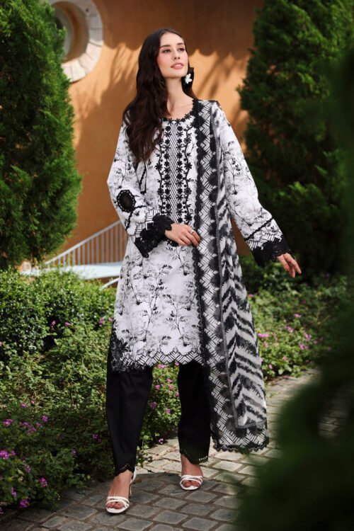 Rang Rasiya | Lifestyle Summer Lawn'26 D05-Stitched "White" Formal Festive Wear | 3pc