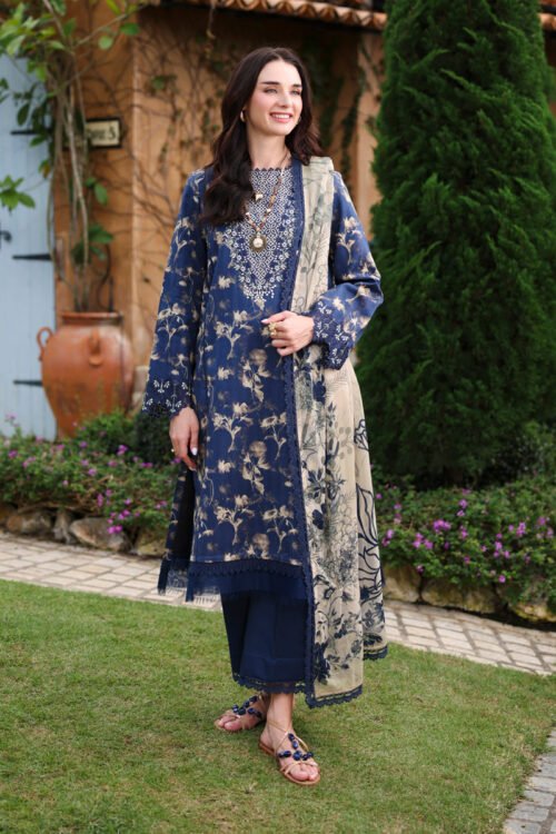 Rang Rasiya | Lifestyle Summer Lawn'26 D04-Stitched "Blue" Formal Festive Wear | 3pc