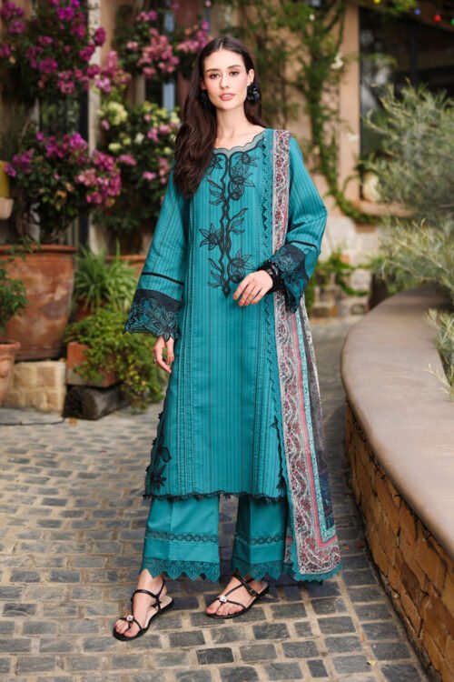Rang Rasiya | Lifestyle Summer Lawn'26 D08-Stitched "Blue" Formal Festive Wear | 3pc