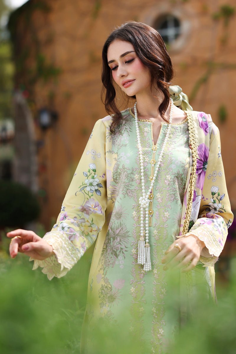 Rang Rasiya | Lifestyle Summer Lawn'26 D11-Stitched "Yellow" Formal Festive Wear | 3pc - Image 2
