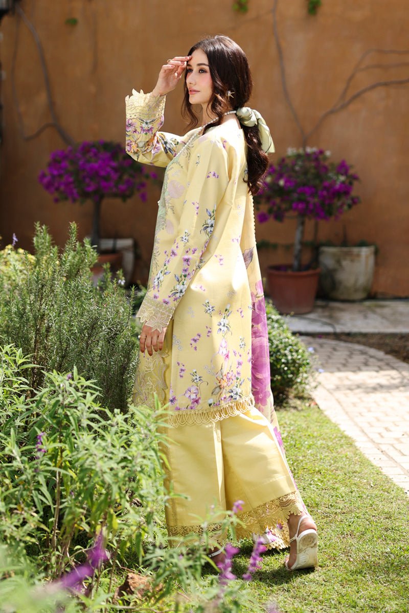 Rang Rasiya | Lifestyle Summer Lawn'26 D11-Stitched "Yellow" Formal Festive Wear | 3pc - Image 4