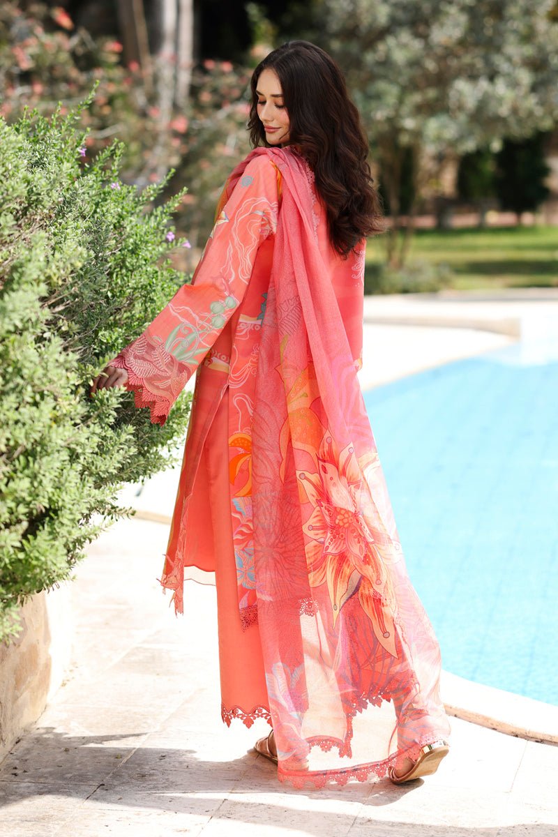 Rang Rasiya | Lifestyle Summer Lawn'26 D18-Stitched "Pink" Formal Festive Wear | 3pc - Image 2
