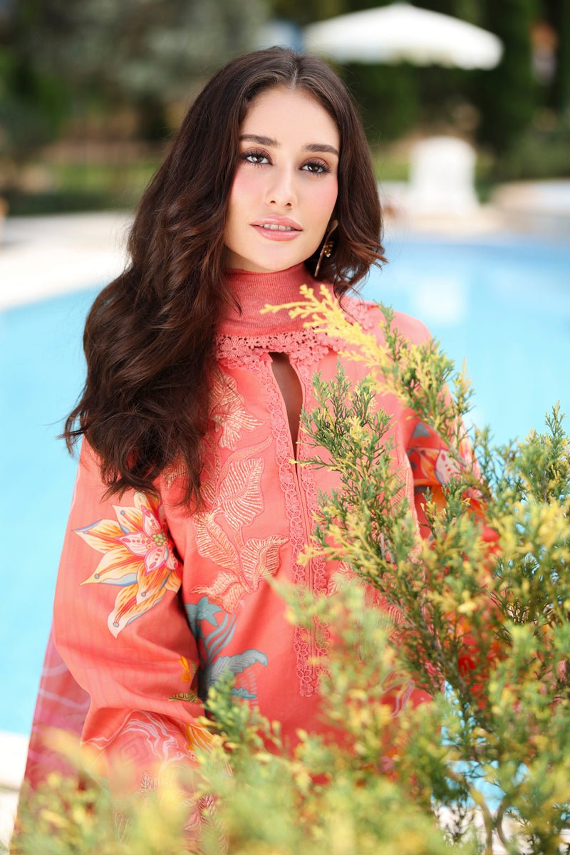 Rang Rasiya | Lifestyle Summer Lawn'26 D18-Stitched "Pink" Formal Festive Wear | 3pc - Image 3