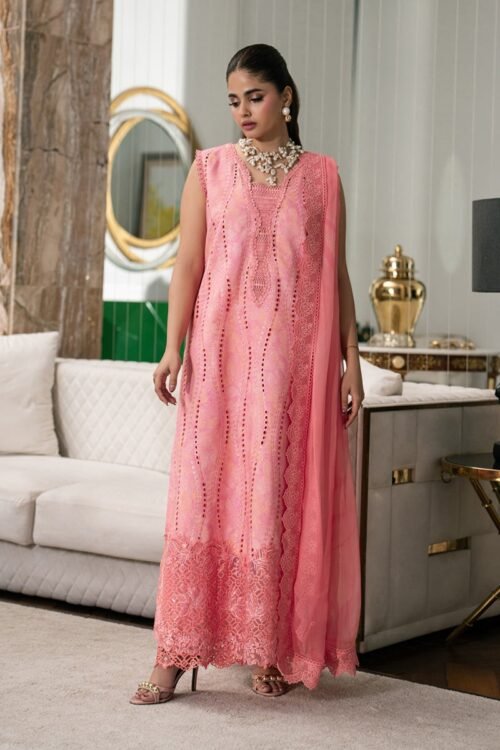 Rang Rasiya | Carnation Lawn Eid Edit'26 Zoey-Unstitched "Pink" Daily Casual Wear | 3pc