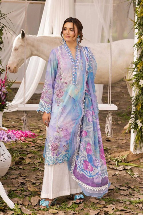 Adan's Libas| Chantelle Unstitched Lawn SS26 Formal Festive Wear "Multicolor" D05 | 3Pcs.