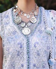 Republic Womens Wear | Reine Luxury Lawn 26 Unstitched Lawn Formal Festive Wear "Grey" D-1A | 3Pcs. - Image 4